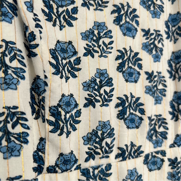 Lulus Flirty Fave Ivory Floral Print Tie-Back Midi Dress - Picture 11 of 13